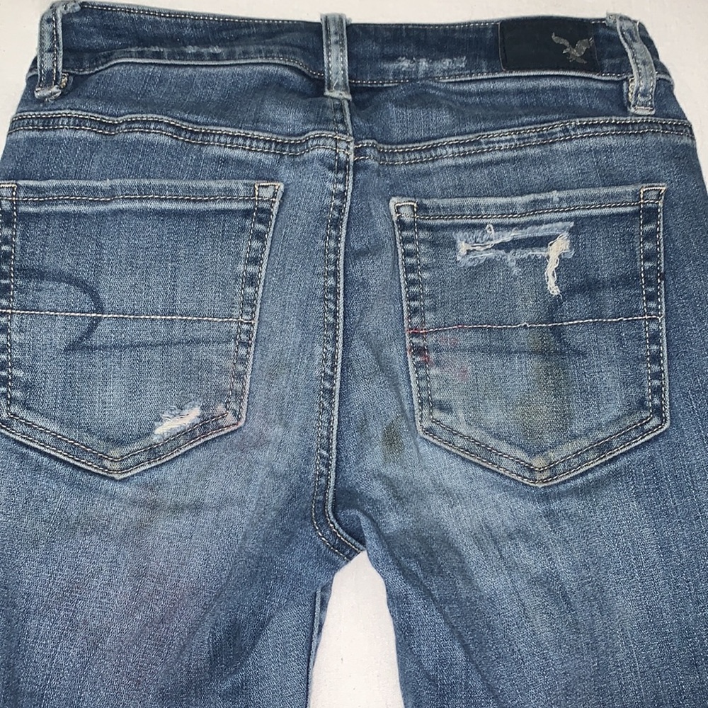 American Eagle Hi-Rise Jegging Super Stretch Size 0 Long - Picture 4 of 6
